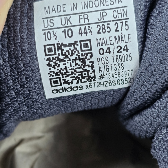 Adidas Racer TR23 Shoes Men's Size 10.5 Running, Carbon Black Royal Blue IG7328 - Picture 11 of 11